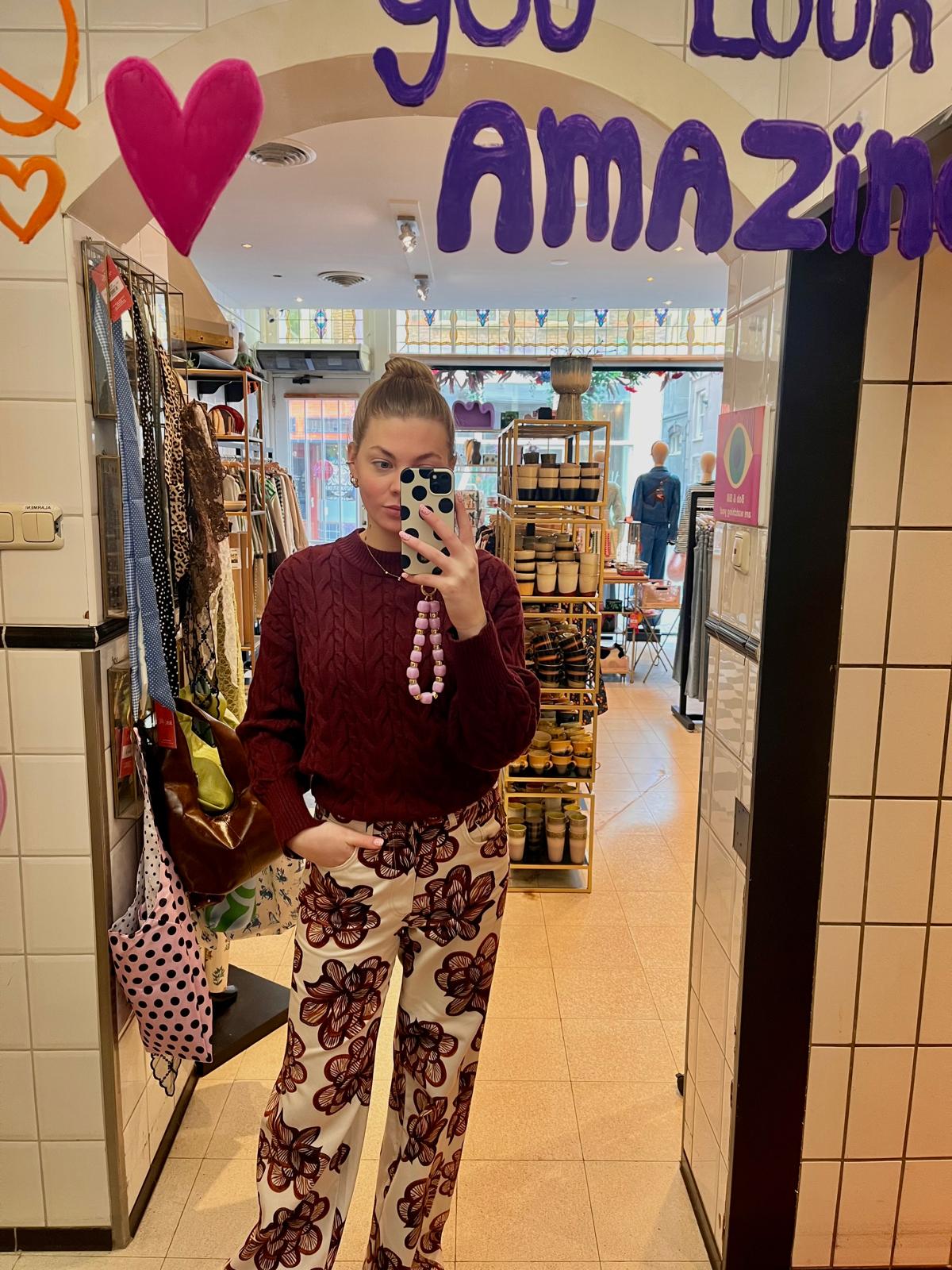 SINTRA CABLE PULLOVER - BORDEAUX