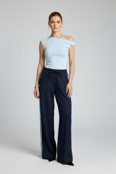 JOSJE TRACKING PANTS - NAVY/BLUE