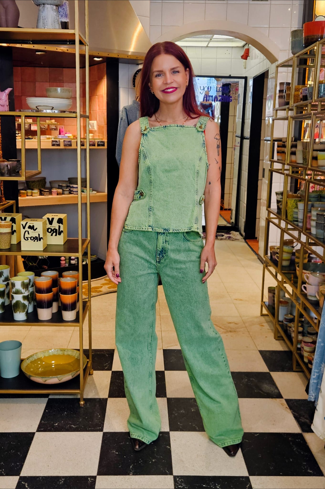 HARPER & YVE | YVE JEANS - VIBRANT GREEN