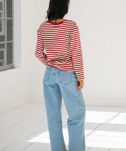 LIBBY BARREL JEANS - BLUE