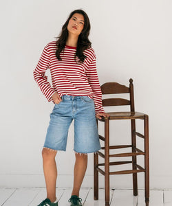 JIMMY DENIM JORTS - BLUE