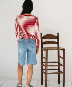 JIMMY DENIM JORTS - BLUE