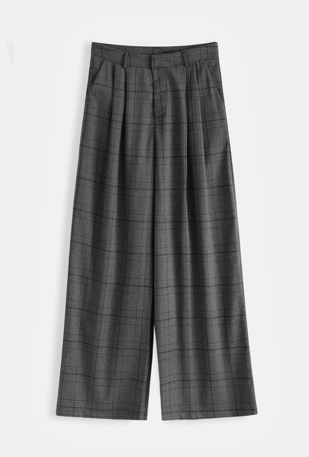 DOMINIQUE PANTS - GREY CHECK