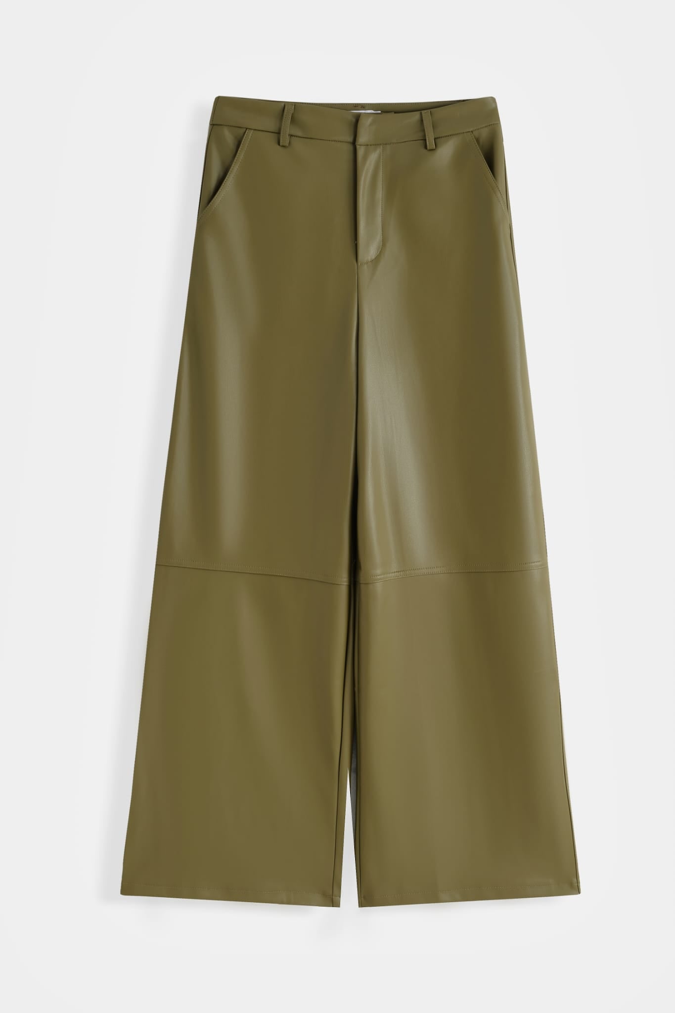 SYDNEY PU PANTS - GREEN
