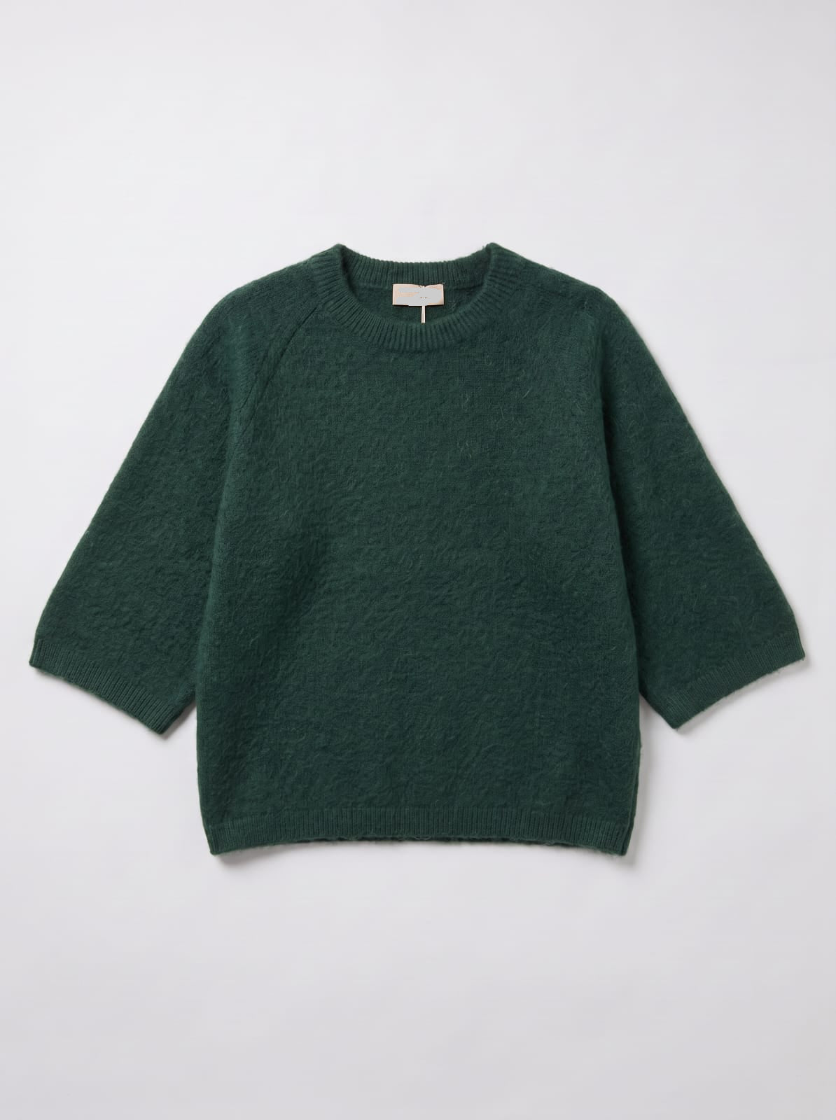 MIGNON WOOL PULLOVER - BOTTLE GREEN