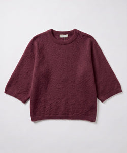 MIGNON WOOL PULLOVER - BORDEAUX