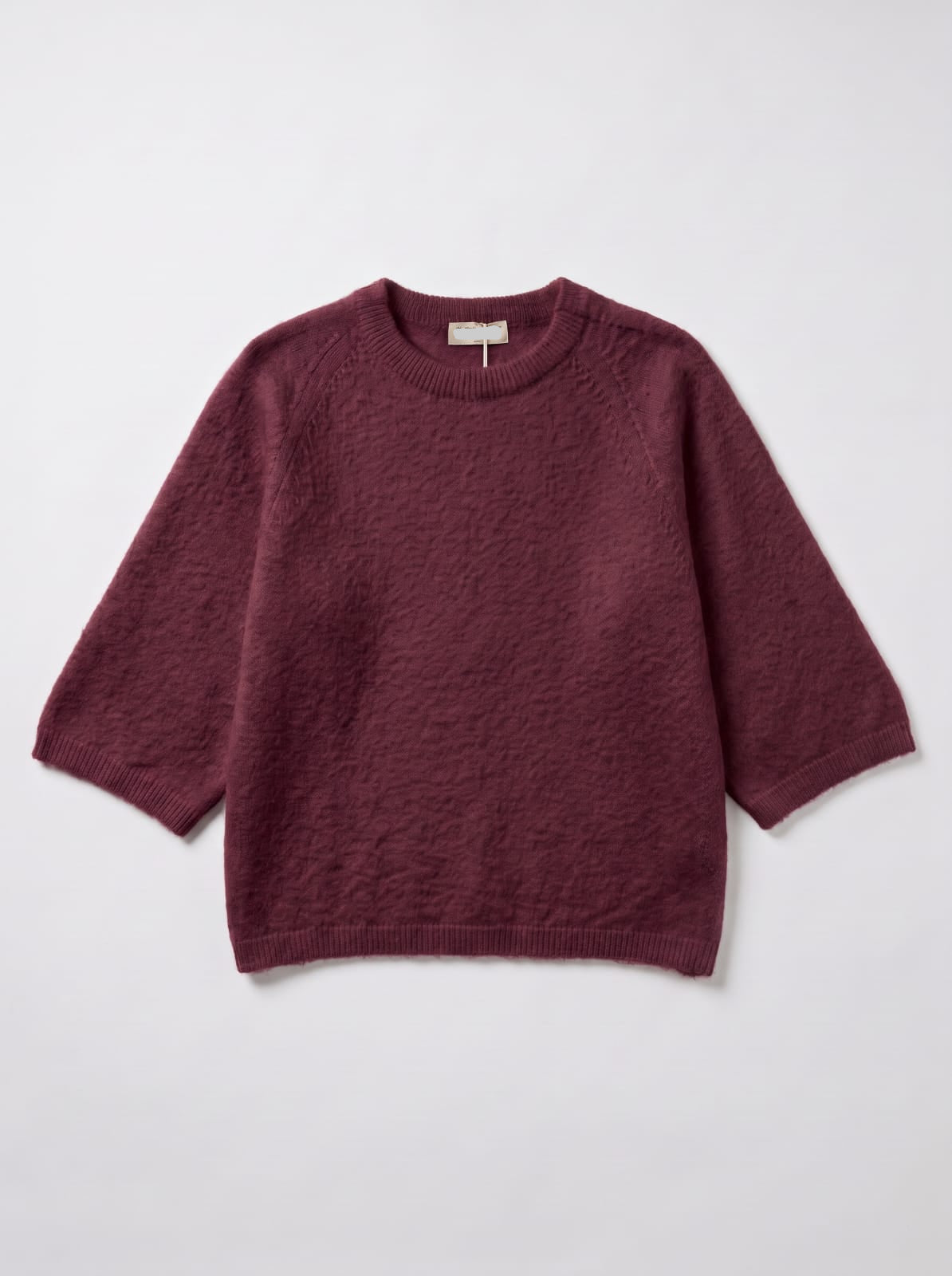 MIGNON WOOL PULLOVER - BORDEAUX