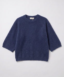 MIGNON WOOL PULLOVER - NAVY