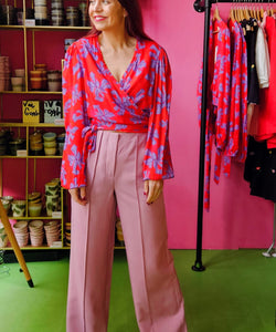 HARPER & YVE | FLORA LS TOP - WILD ROSE