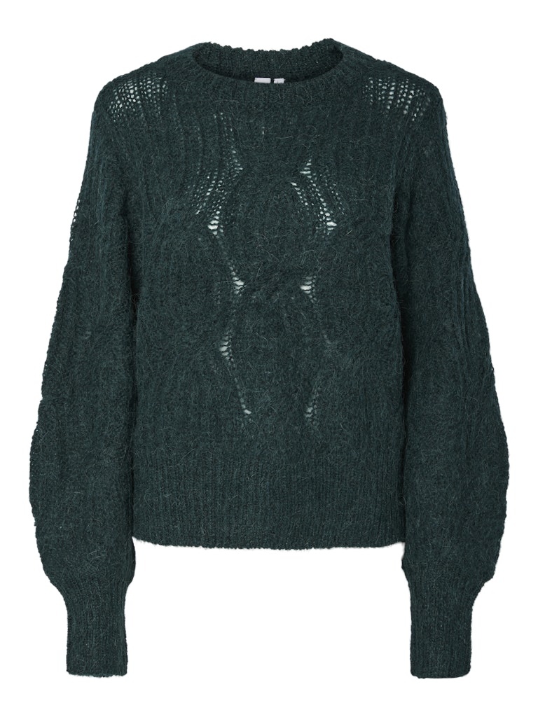 Y.A.S | ZUMA LS WOOL BLEND KNIT PULLOVER - PONDEROSA PINE