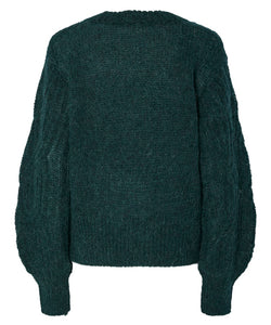 Y.A.S | ZUMA LS WOOL BLEND KNIT PULLOVER - PONDEROSA PINE