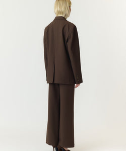 YAS | REEMAJ LS BLAZER - CHOCOLATE BROWN