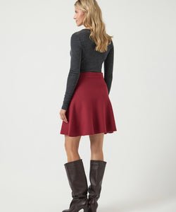 Y.A.S | FONNY HW KNIT SKIRT - TIBETAN RED