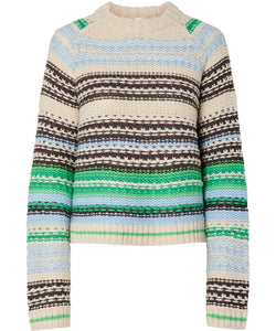 Y.A.S | BIBI LS WOOL KNIT PULLOVER - CLEAR SKY