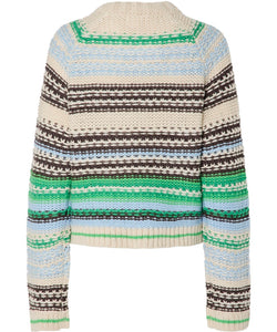 Y.A.S | BIBI LS WOOL KNIT PULLOVER - CLEAR SKY