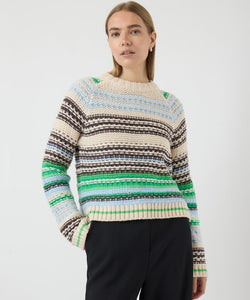 Y.A.S | BIBI LS WOOL KNIT PULLOVER - CLEAR SKY