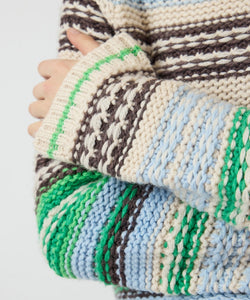 Y.A.S | BIBI LS WOOL KNIT PULLOVER - CLEAR SKY