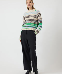 Y.A.S | BIBI LS WOOL KNIT PULLOVER - CLEAR SKY