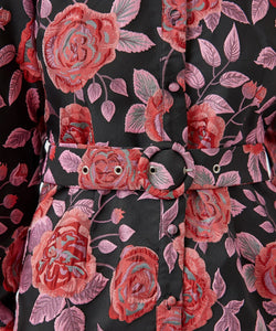 Y.A.S | KARI LS JACQUARD DRESS - BLACK