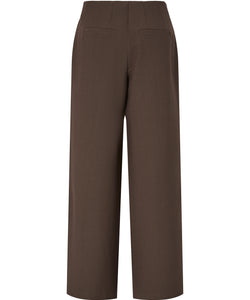 Y.A.S | REEMAJ HW PANTS - CHOCOLATE BROWN