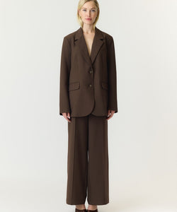 Y.A.S | REEMAJ HW PANTS - CHOCOLATE BROWN