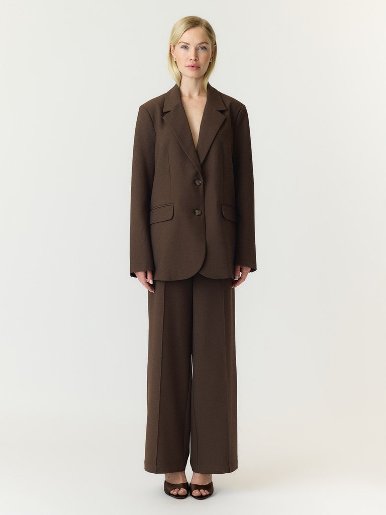 Y.A.S | REEMAJ HW PANTS - CHOCOLATE BROWN