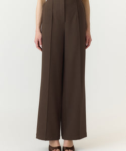 Y.A.S | REEMAJ HW PANTS - CHOCOLATE BROWN