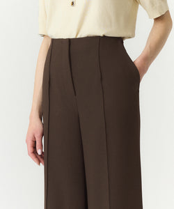 Y.A.S | REEMAJ HW PANTS - CHOCOLATE BROWN