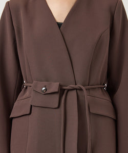 Y.A.S | LURI LS BLAZER - SEAL BROWN