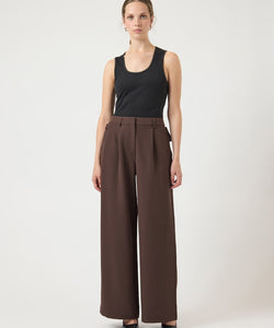 Y.A.S | LURI HW PANTS - SEAL BROWN