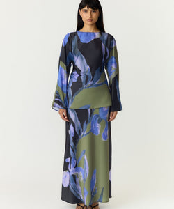YAS | ETIRA LS TOP - BLACK ETIRA PRINT