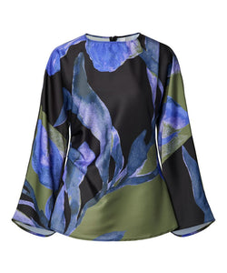 YAS | ETIRA LS TOP - BLACK ETIRA PRINT