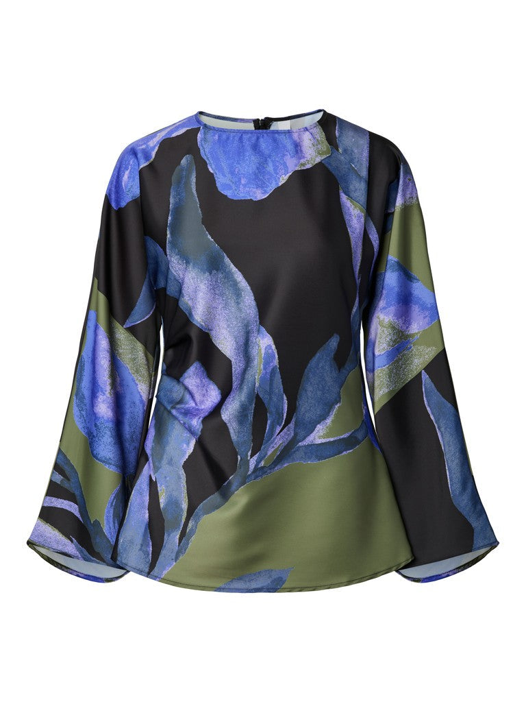 YAS | ETIRA LS TOP - BLACK ETIRA PRINT