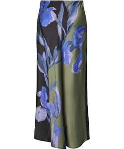 YAS | PELLA HW MAXI SKIRT - BLACK ETIRA PRINT