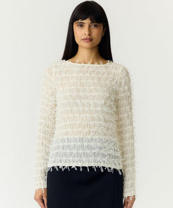 YAS | COMEA LS TOP - PUMICE STONE