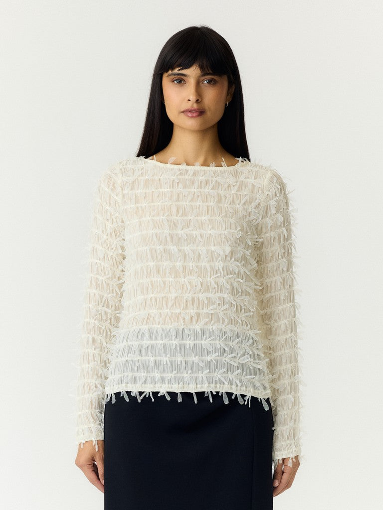 YAS | COMEA LS TOP - PUMICE STONE