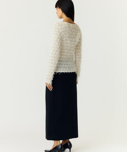 YAS | COMEA LS TOP - PUMICE STONE