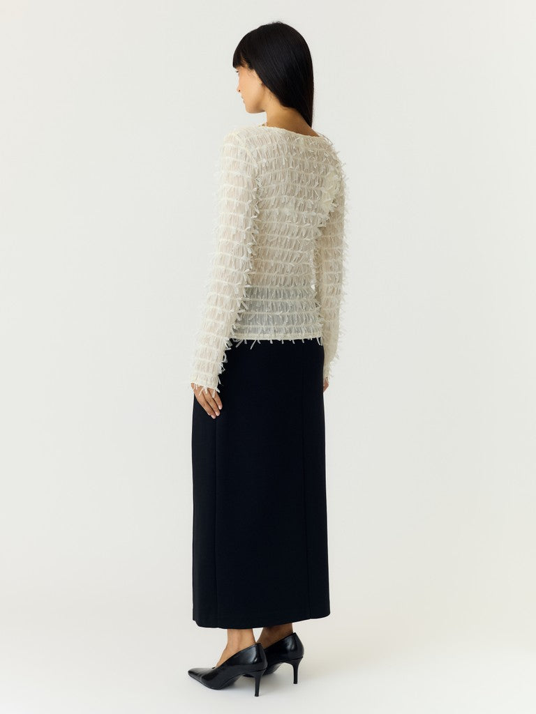 YAS | COMEA LS TOP - PUMICE STONE