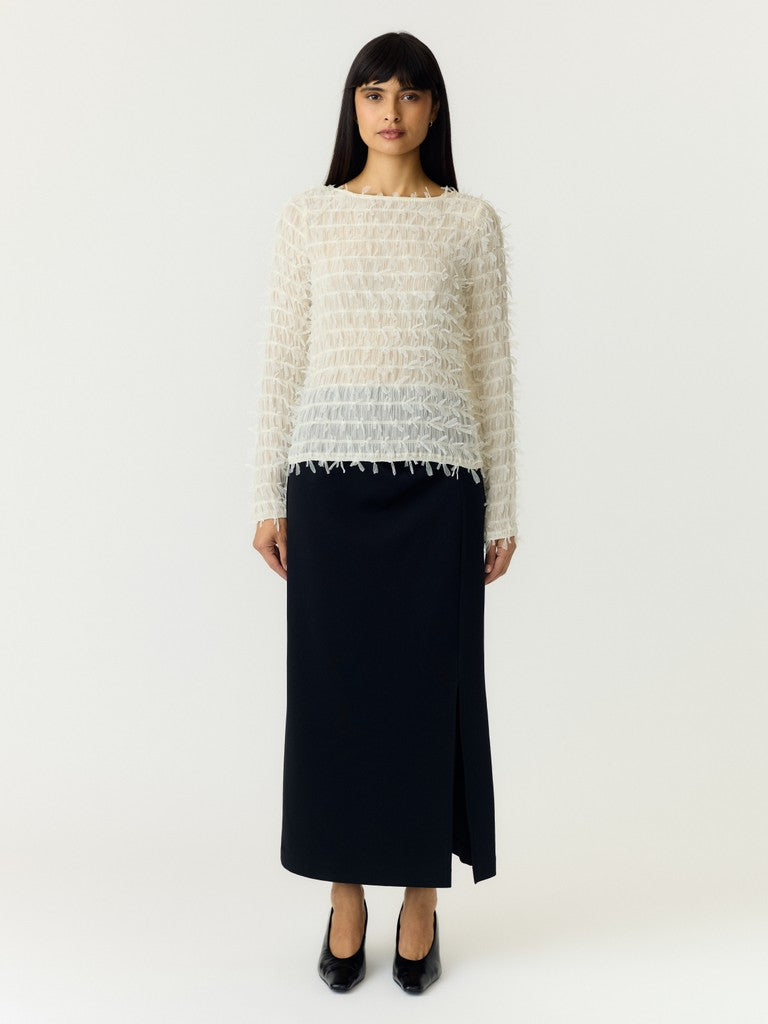 YAS | COMEA LS TOP - PUMICE STONE