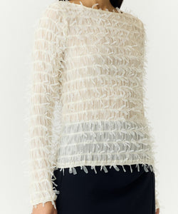 YAS | COMEA LS TOP - PUMICE STONE