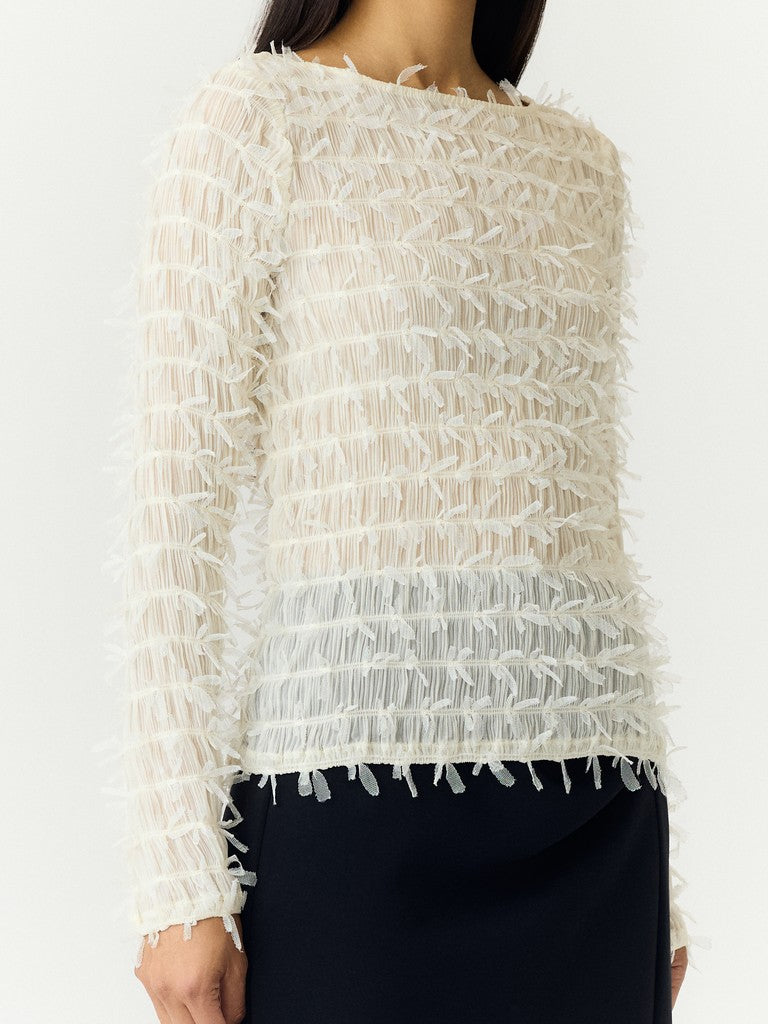 YAS | COMEA LS TOP - PUMICE STONE