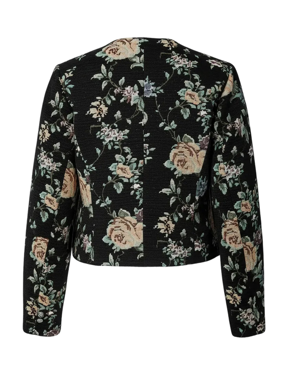 YAS | LAMARA LS JACQUARD JACKET - BLACK