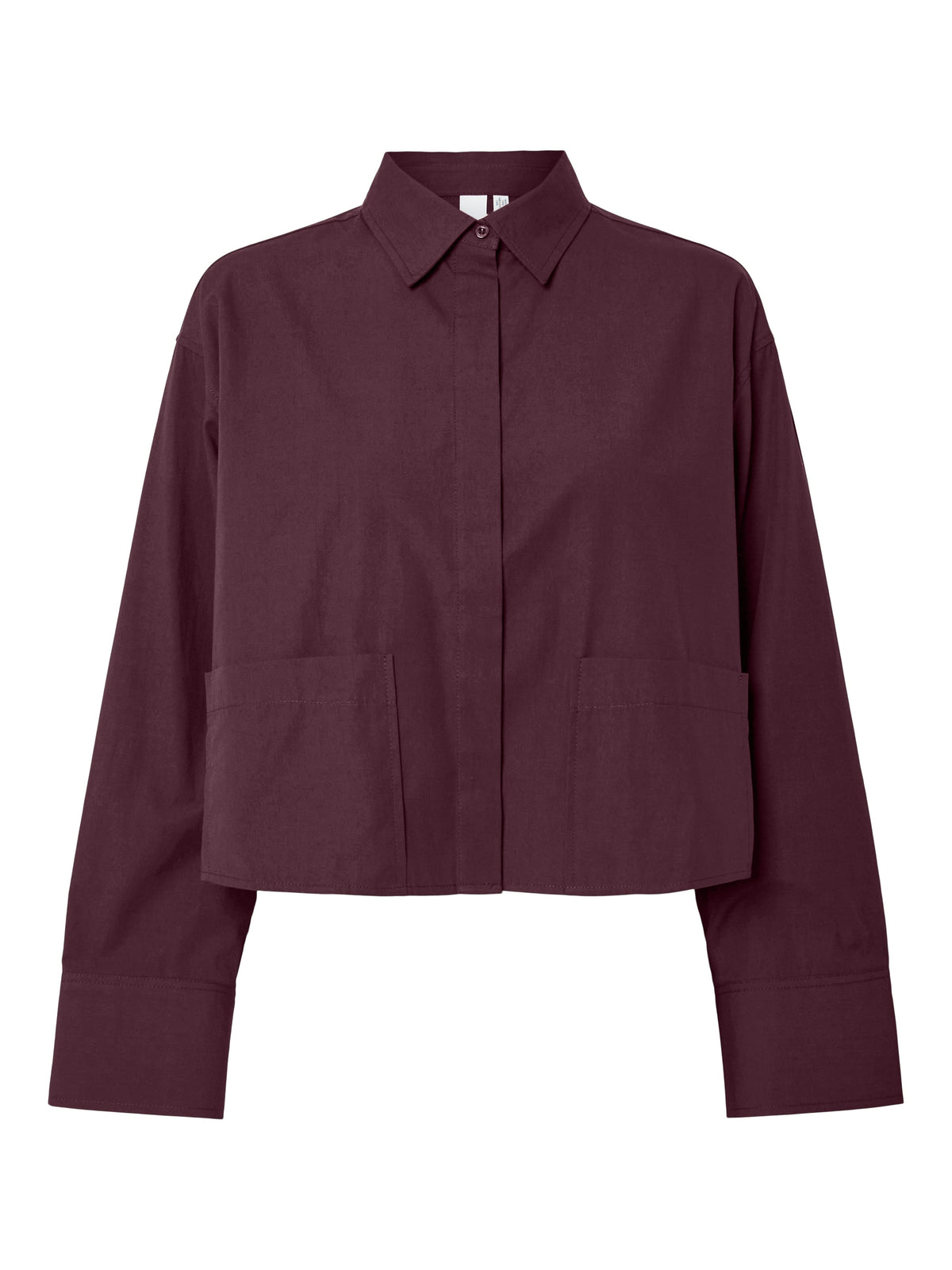 YAS | LEE LS SHORT SHIRT - FIG