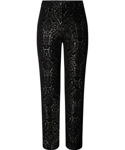 YAS | BROCCA VELVET PANTS - BLACK