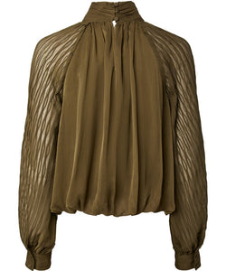 YAS | OLERA LS TOP - DARK OLIVE