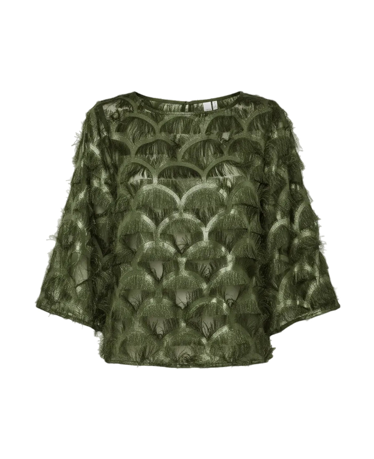 YAS | PAZILLA 3/4 TOP - CHIVE