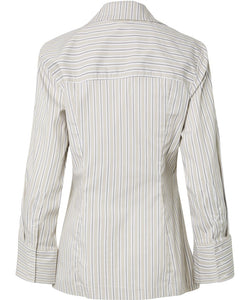 YAS | ALISA LS LONG WRAP SHIRT - BOA DARK OLIVE