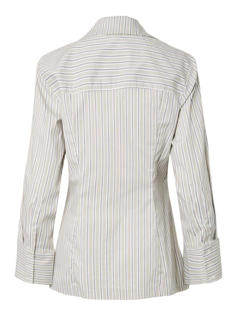 YAS | ALISA LS LONG WRAP SHIRT - BOA DARK OLIVE