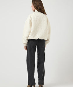 Y.A.S | KAMMY LS QUILTED JACKET - BIRCH