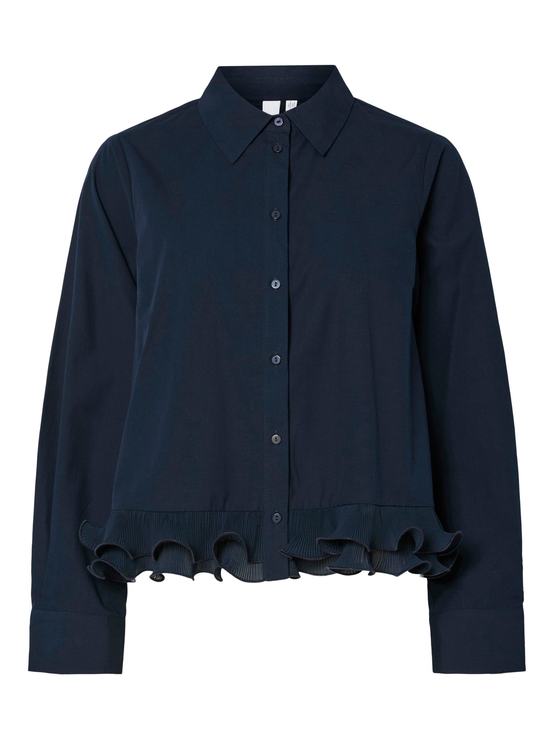 Y.A.S | TRAVIS LS SHIRT - NAVY BLAZER